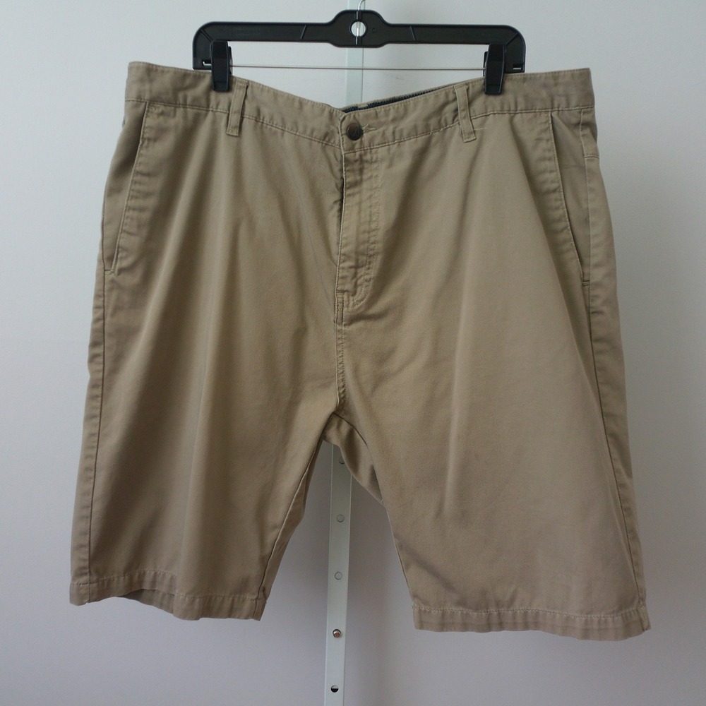 Volcom Cotton Relaxed Rugged Outdoors Skate Chino Shorts 40 Tan